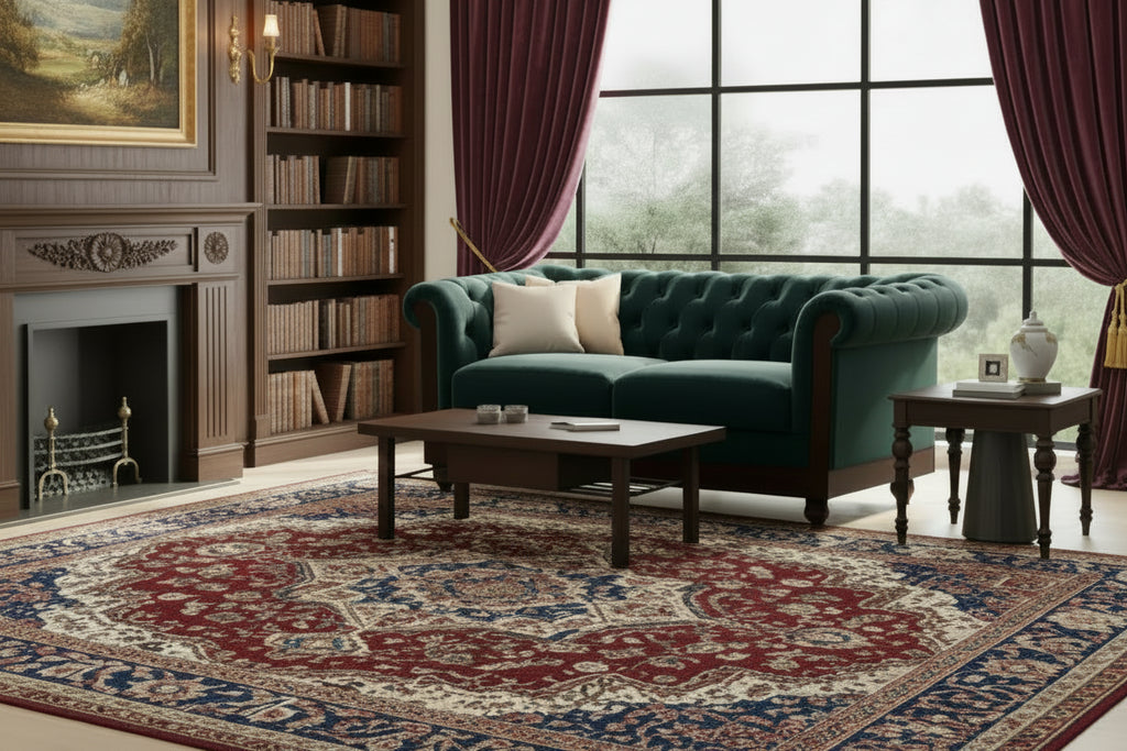 Divanetto Chesterfield in velluto