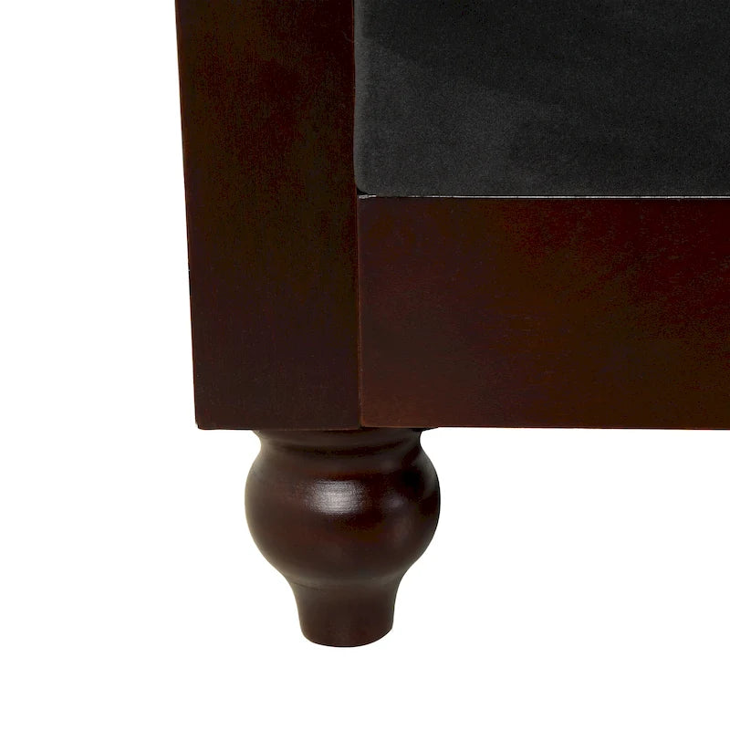 Divanetto Chesterfield in velluto