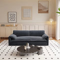 Divano Letto Queen Size estraibile da 66", convertibile 3 in 1 con vano portaoggetti laterale