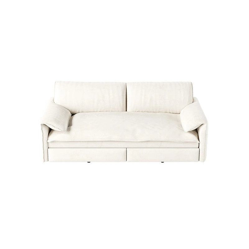 Divano Letto Queen Size estraibile da 66", convertibile 3 in 1 con vano portaoggetti laterale