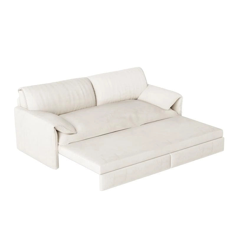 Divano Letto Queen Size estraibile da 66", convertibile 3 in 1 con vano portaoggetti laterale