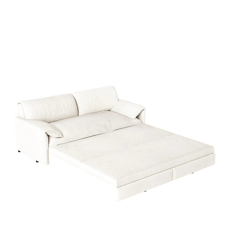 Divano Letto Queen Size estraibile da 66", convertibile 3 in 1 con vano portaoggetti laterale