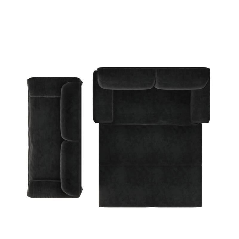 Divano Letto Queen Size estraibile da 66", convertibile 3 in 1 con vano portaoggetti laterale