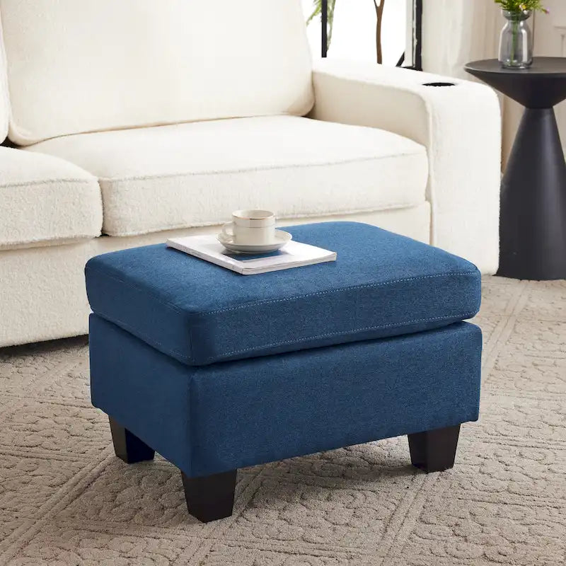 Pouf in tessuto