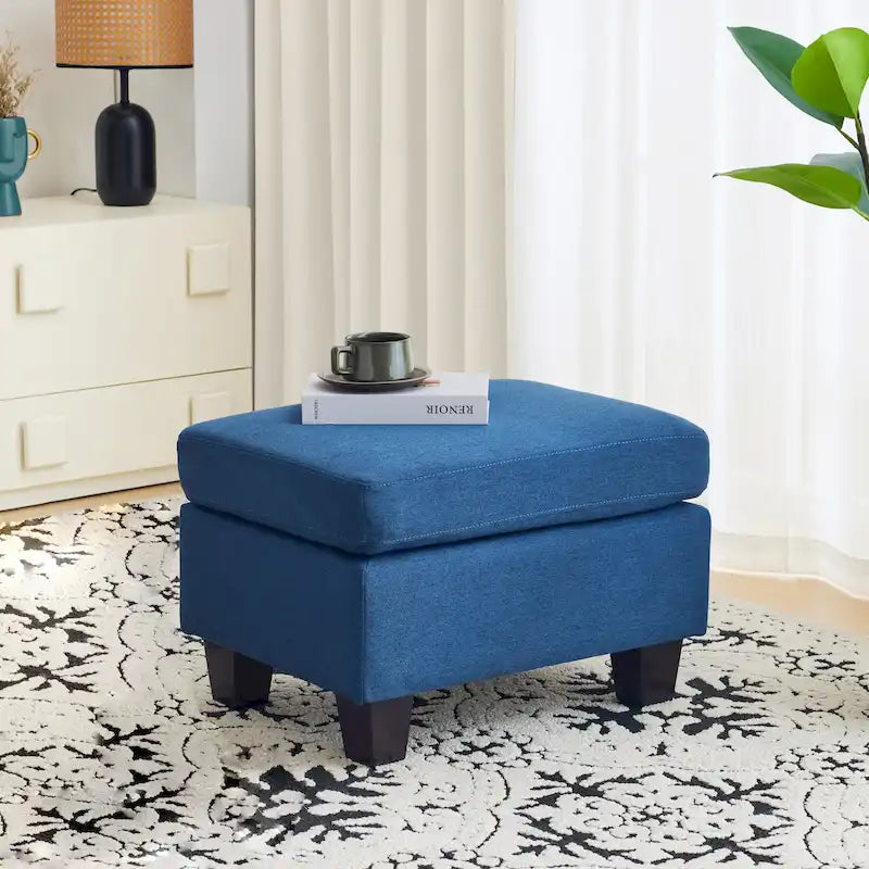 Pouf in tessuto
