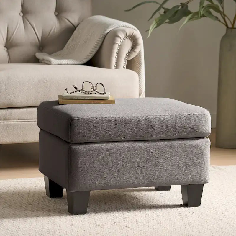 Pouf in tessuto