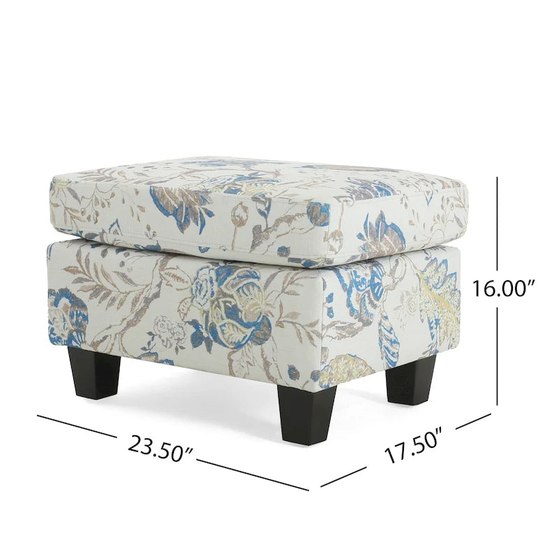 Pouf in tessuto