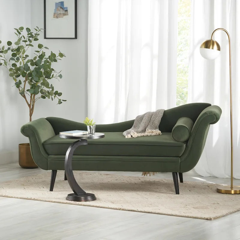 Chaise longue imbottita