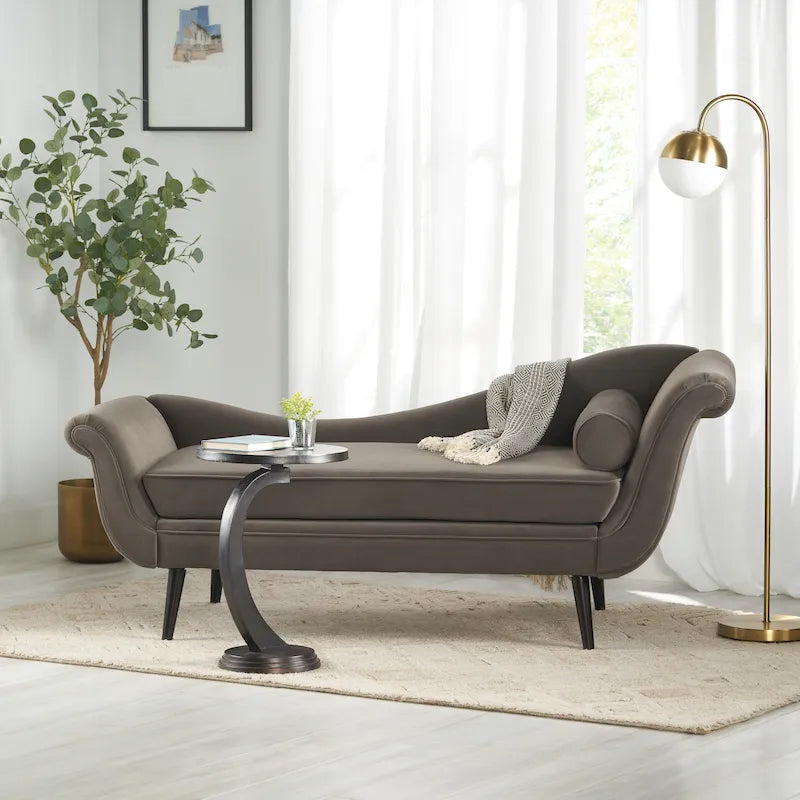 Chaise longue imbottita