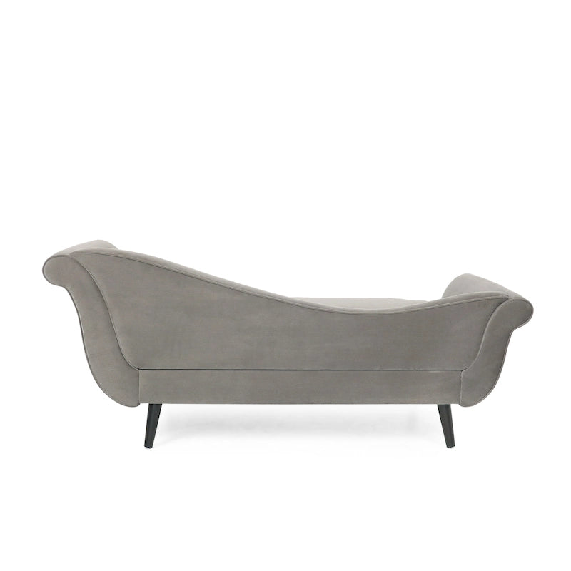 Chaise longue imbottita