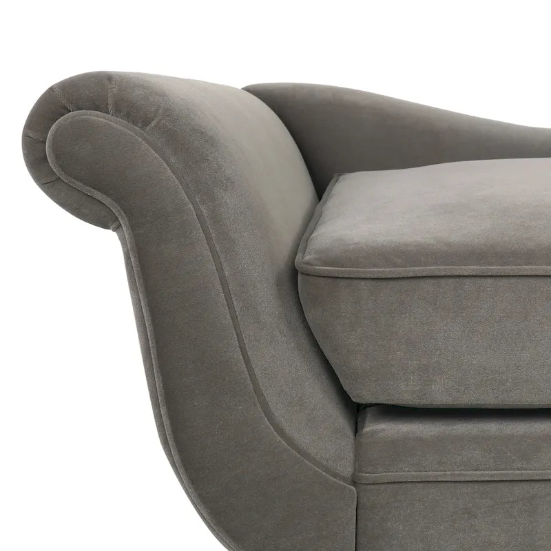 Chaise longue imbottita