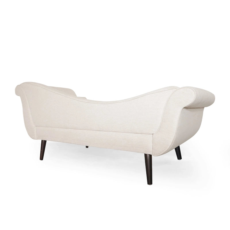 Chaise longue imbottita