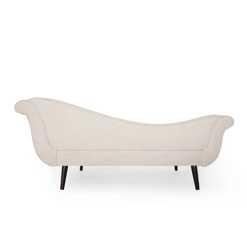 Chaise longue imbottita