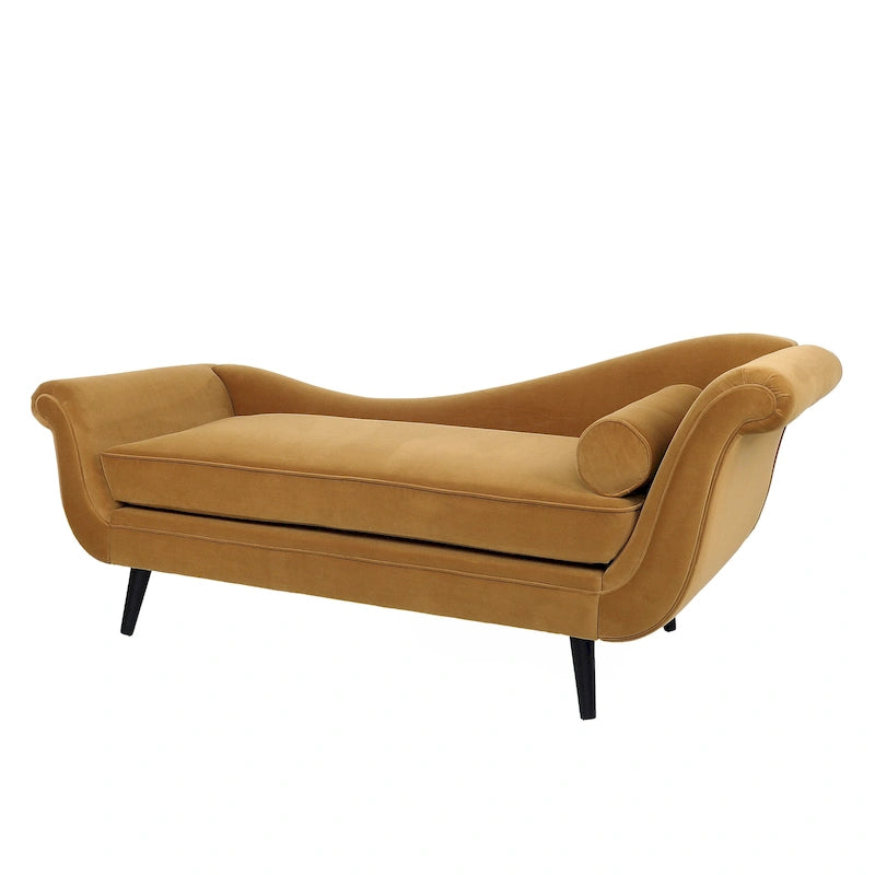 Chaise longue imbottita