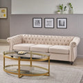 Divano Chesterfield a 3 posti capitonné