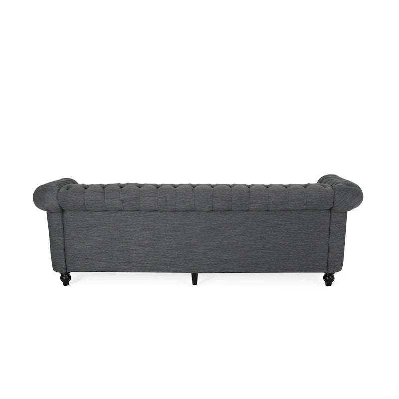 Divano Chesterfield a 3 posti capitonné