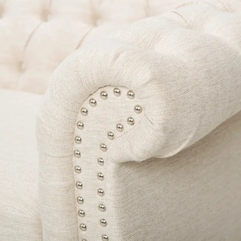 Divano Chesterfield a 3 posti capitonné