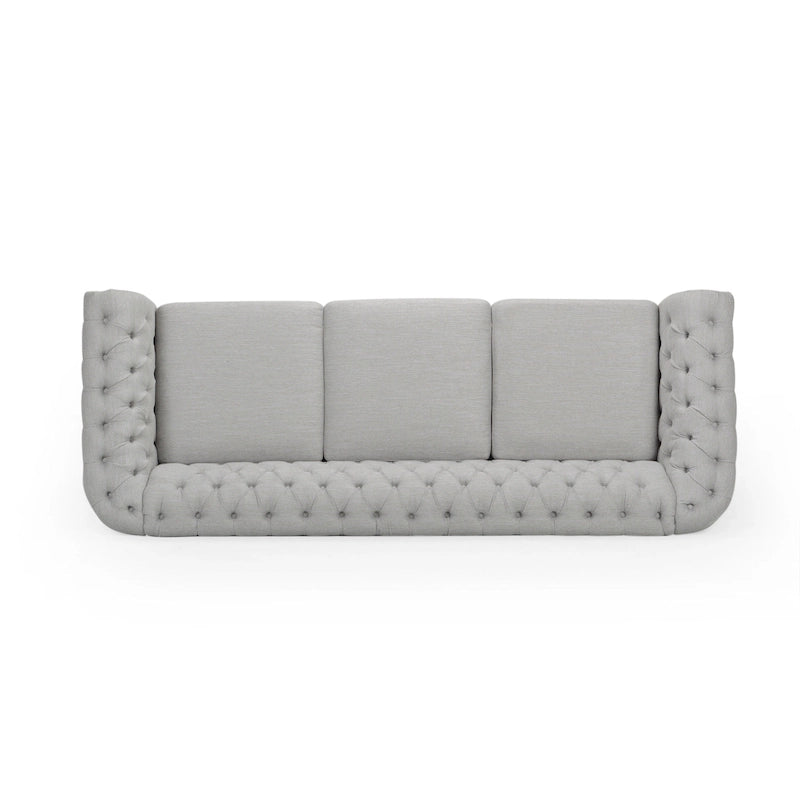 Divano Chesterfield a 3 posti capitonné