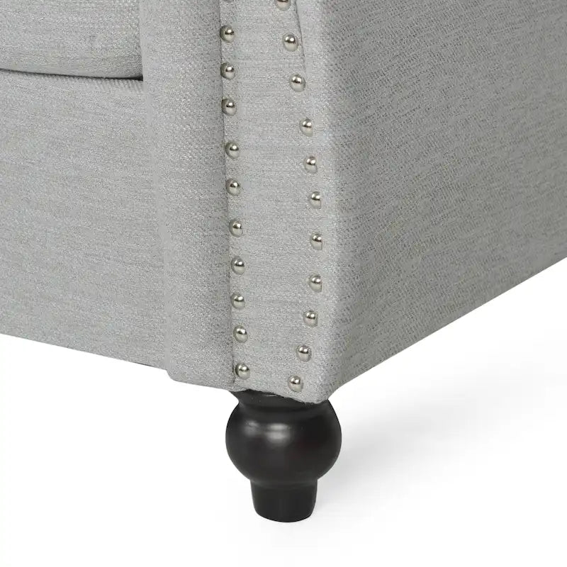 Divano Chesterfield a 3 posti capitonné