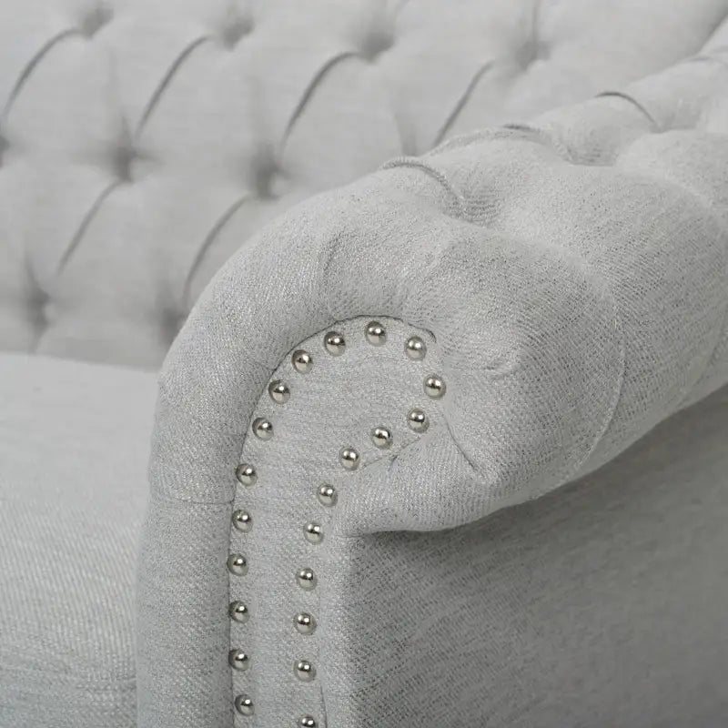 Divano Chesterfield a 3 posti capitonné