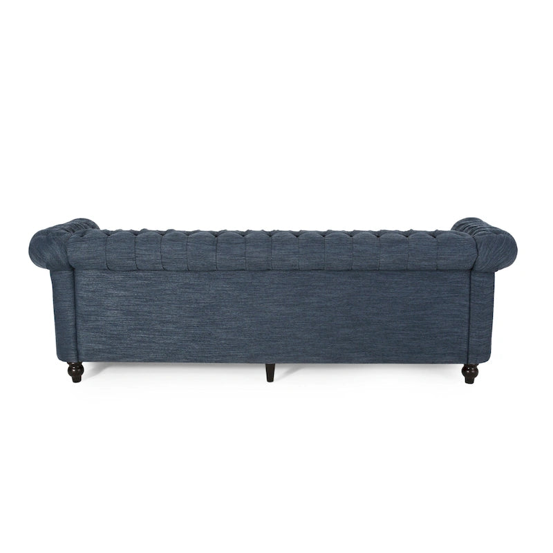 Divano Chesterfield a 3 posti capitonné