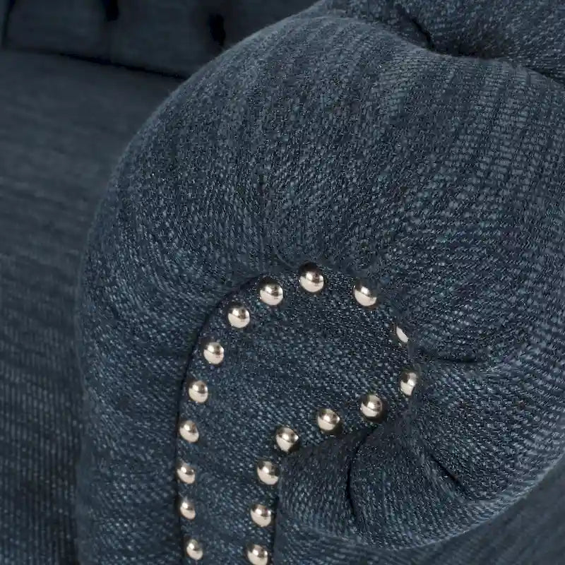 Divano Chesterfield a 3 posti capitonné