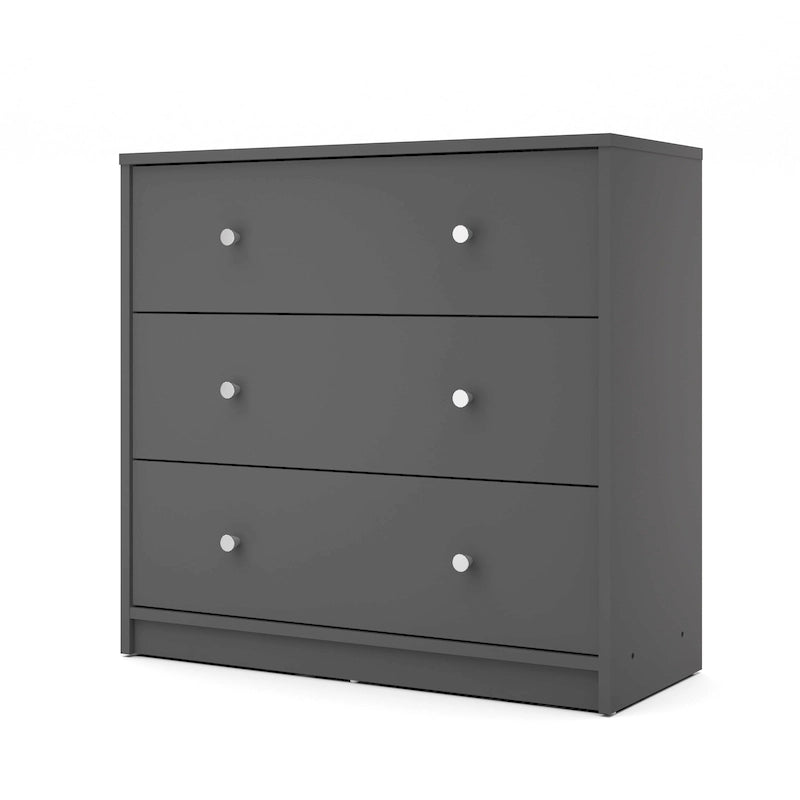 Cassettiera Porch & Den Zoe a 3 cassetti in legno composito