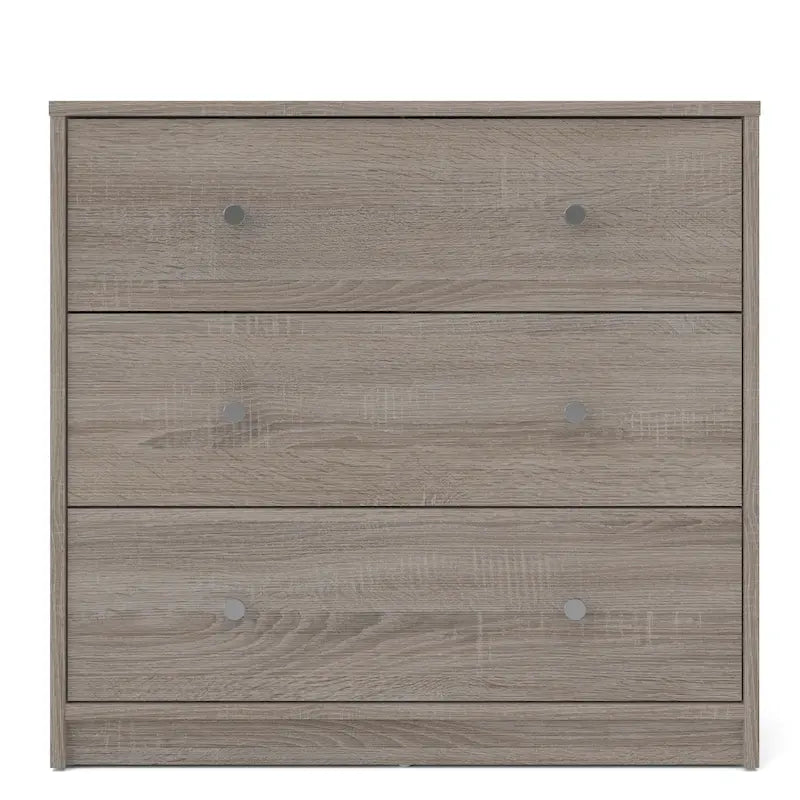 Cassettiera Porch & Den Zoe a 3 cassetti in legno composito