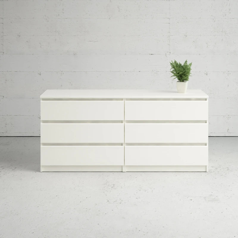 Cassettiera doppia a 6 cassetti
