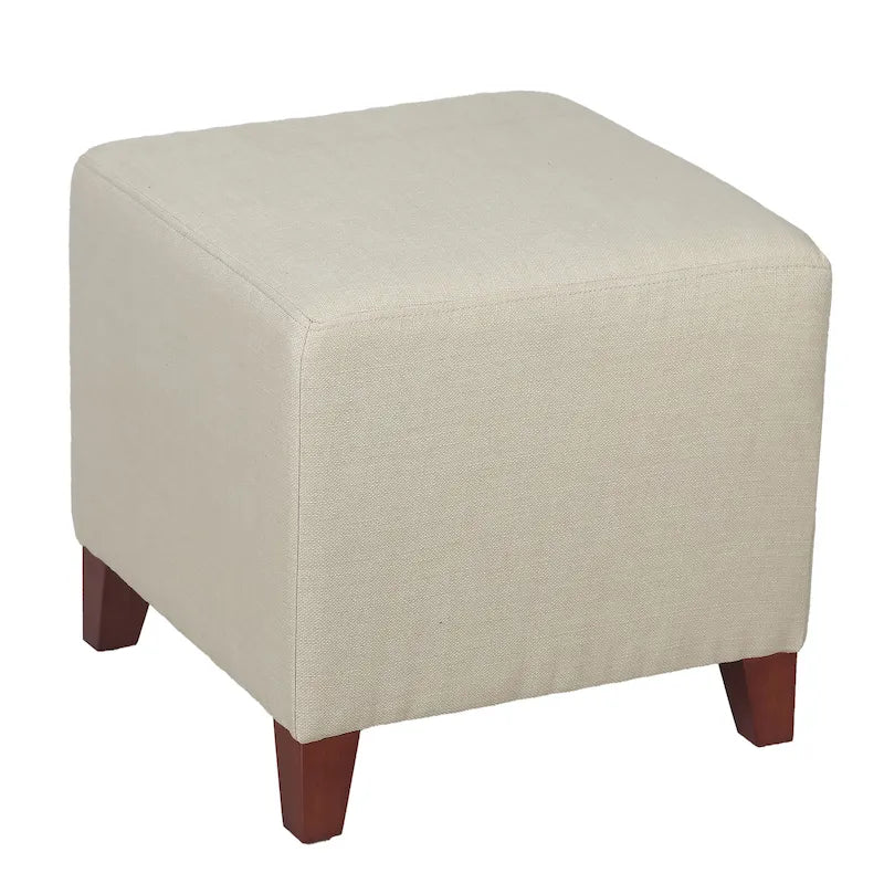 Poggiapiedi Pouf Cubo Stile Britannico