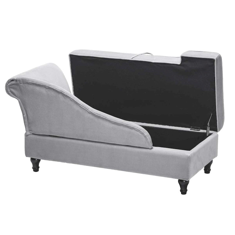 Divano reclinabile imbottito per interni con chaise longue