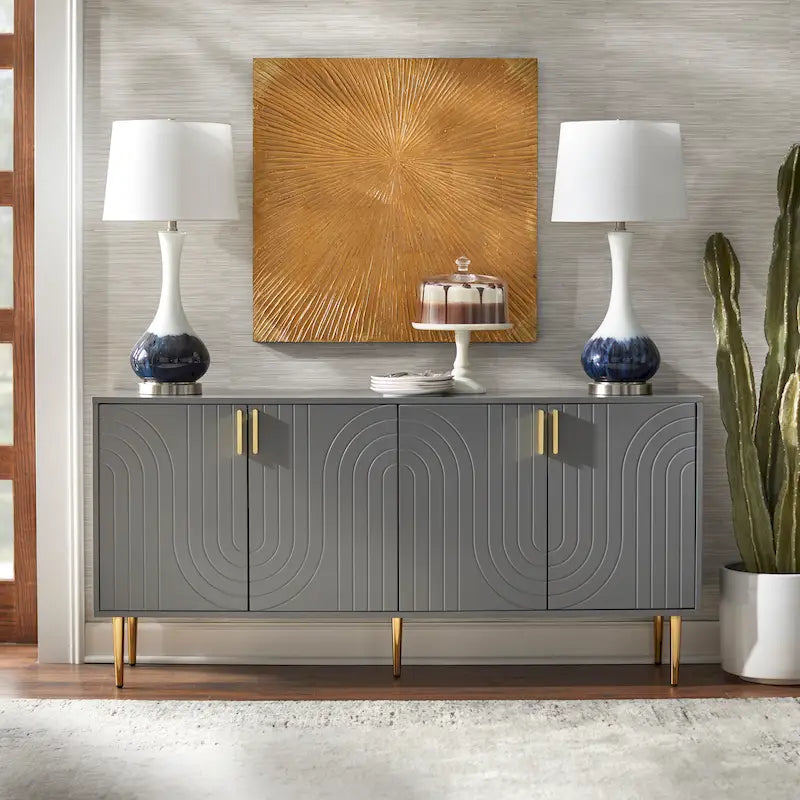 Madia/Credenza a 4 ante di metà secolo