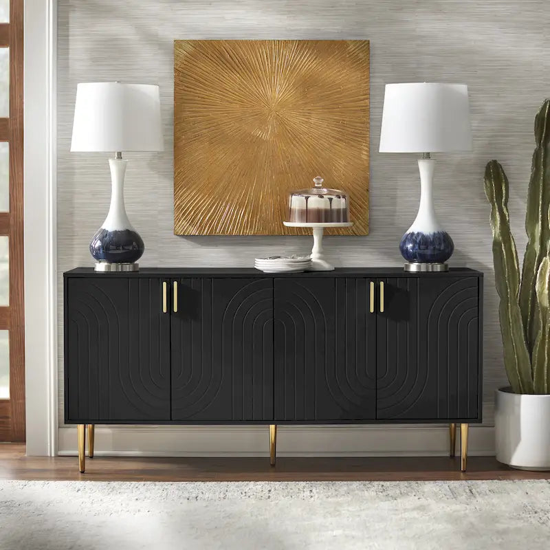 Madia/Credenza a 4 ante di metà secolo