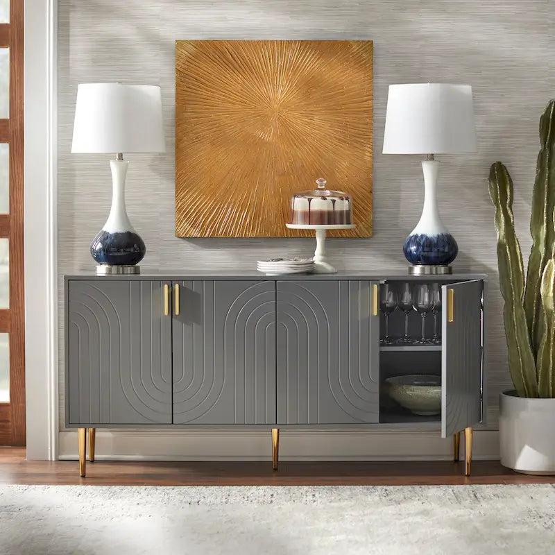 Madia/Credenza a 4 ante di metà secolo