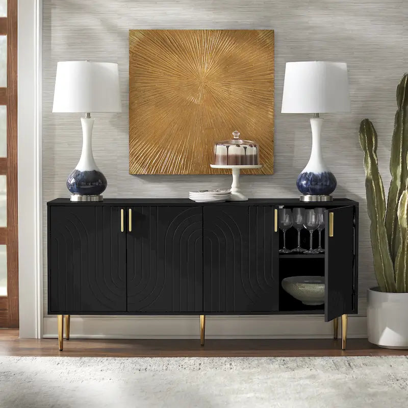 Madia/Credenza a 4 ante di metà secolo