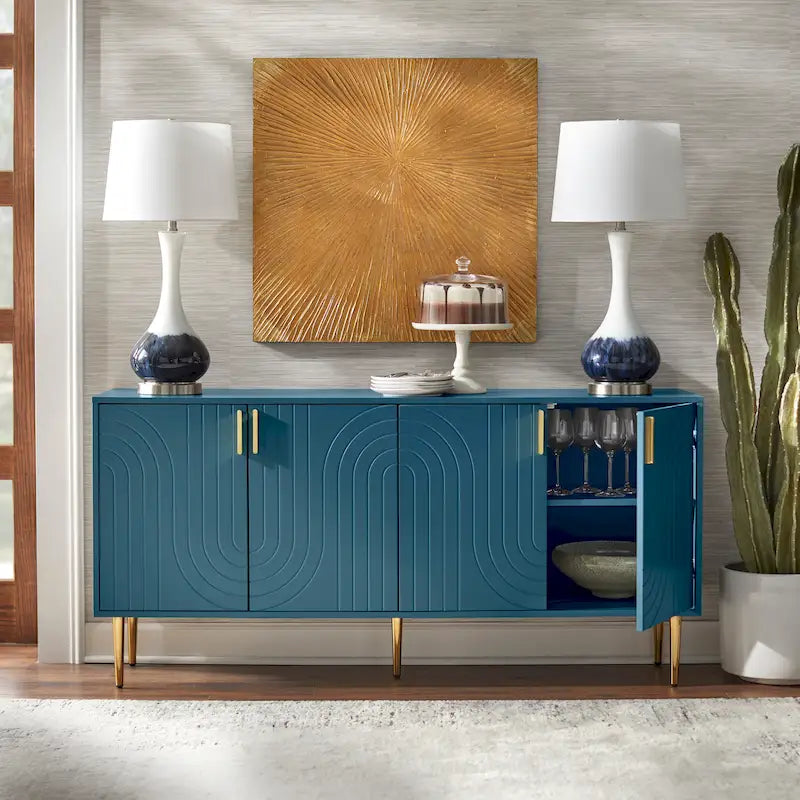 Madia/Credenza a 4 ante di metà secolo
