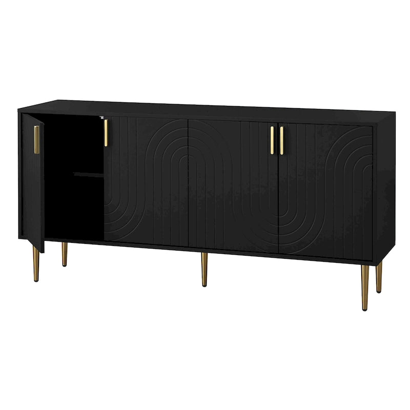Madia/Credenza a 4 ante di metà secolo