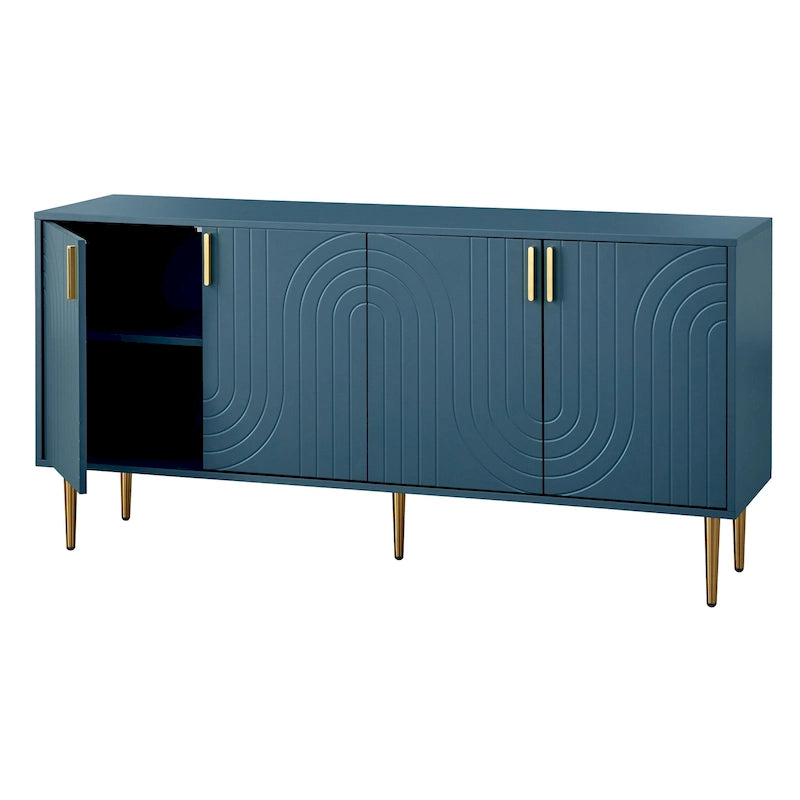 Madia/Credenza a 4 ante di metà secolo