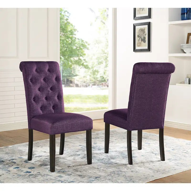 Set da pranzo 7 pezzi in legno scuro lavato con gambe tornite