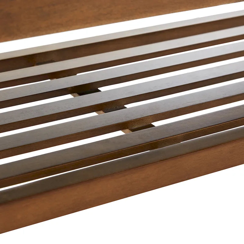 Panca contenitore imbottita in tessuto e legno massello da 109 cm per ingresso, soggiorno, camera da letto