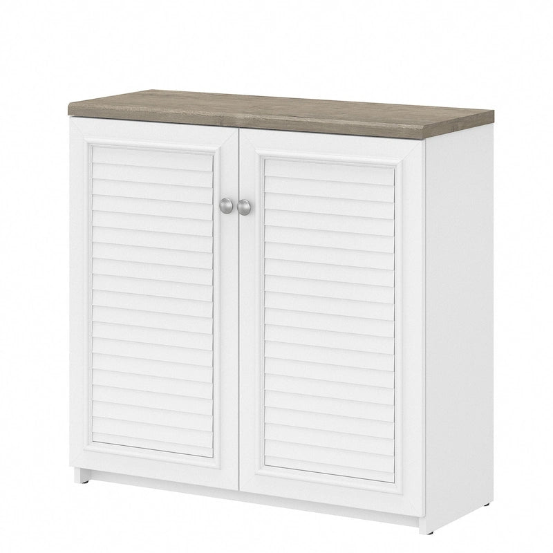 Mobiletto contenitore con ante e ripiani - 80.6 cm L x 32.4 cm P x 78 cm H