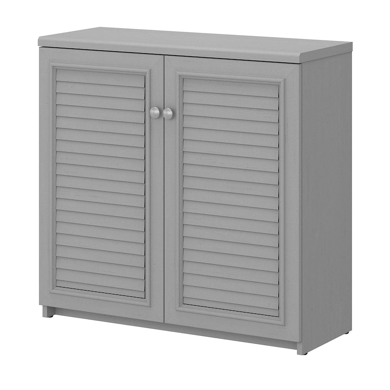 Mobiletto contenitore con ante e ripiani - 80.6 cm L x 32.4 cm P x 78 cm H