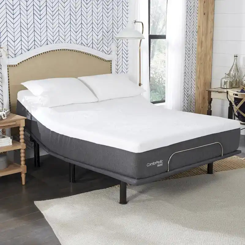 Materasso da 14 pollici e base letto regolabile