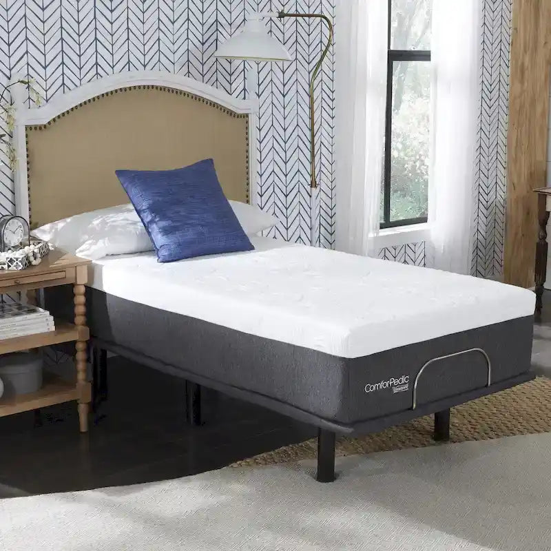 Materasso da 14 pollici e base letto regolabile