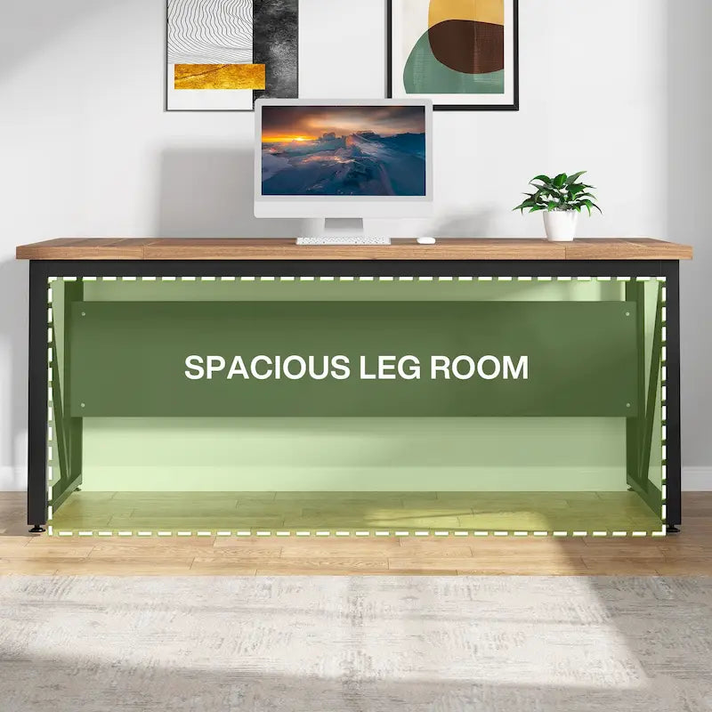Scrivania a L per computer da 160 cm con schedario laterale da 120 cm, set scrivania direzionale per ufficio domestico
