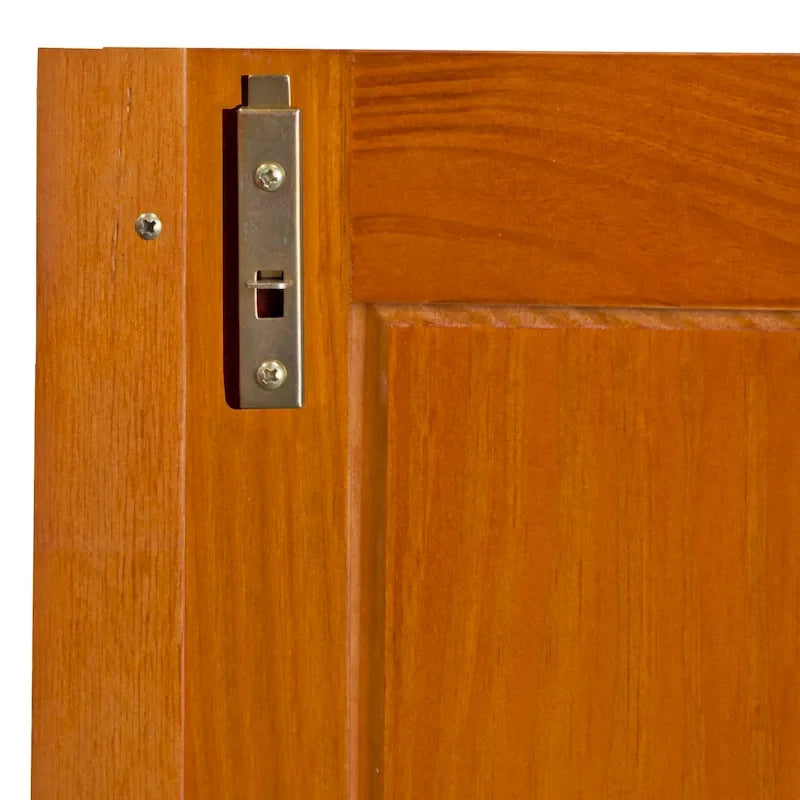 Armadio a 4 ante in 100% legno massello con maniglie in metallo o legno