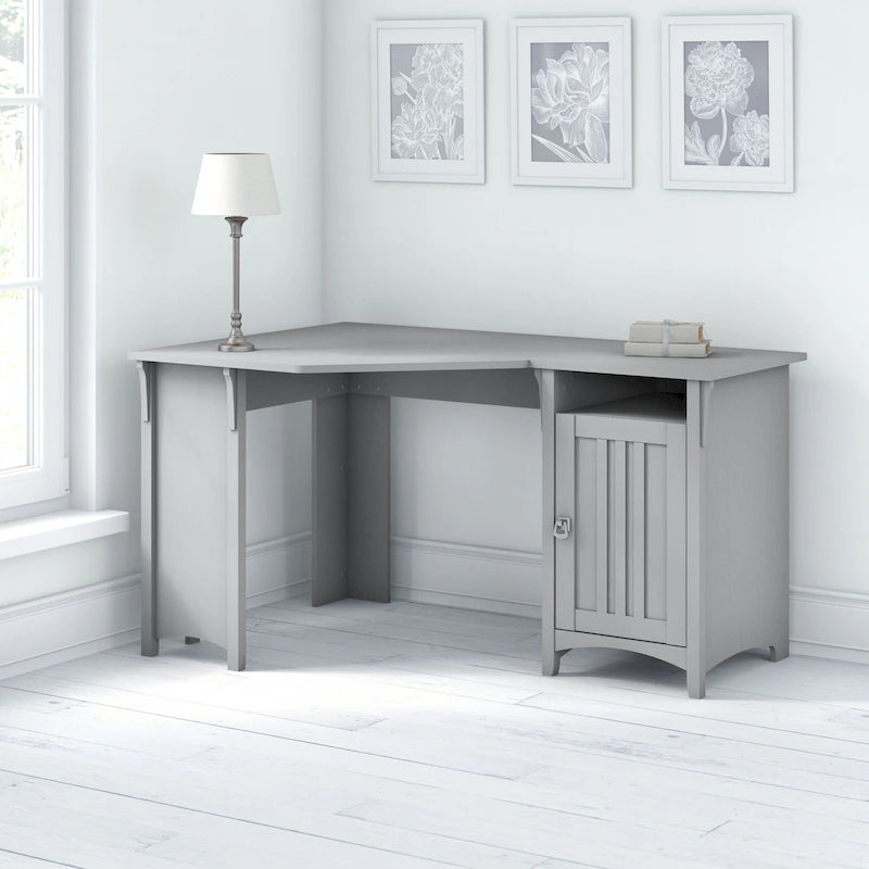 Scrivania ad angolo da 55W con contenitore