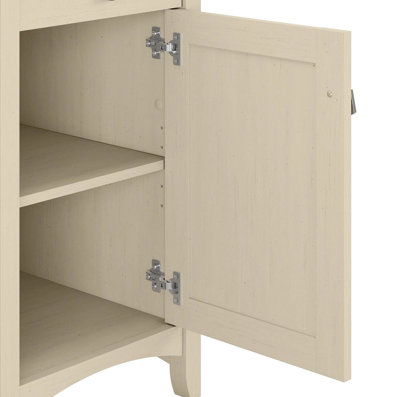 Scrivania ad angolo da 55W con contenitore
