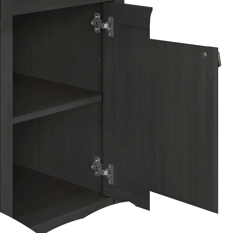 Scrivania ad angolo da 55W con contenitore
