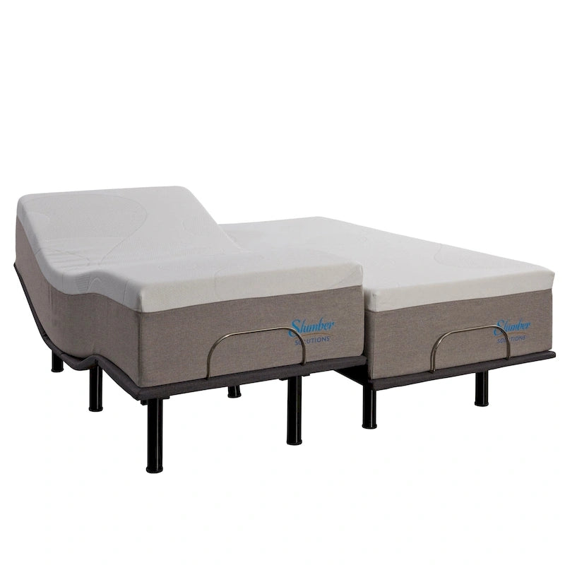 Set regolabile con materasso in gel da 14 pollici